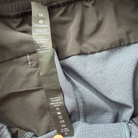 Lululemon LICENSE TO TRAIN Jogger Pants BLUE Men’s Size Medium EXCELLENT - Picture 5 of 12